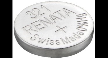 Renata 321 / SR616SW zilveroxide knoopcel horlogebatterij 2 (twee) stuks