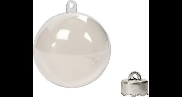 Creativ Company Acryl Ballen 2-delig d:6 cm 8 stuks