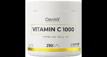 OstroVit - Vitamine C - 1000 mg - 250 capsules - Vitamin C supplements - grote voorraad pure vitamine c - geschikt voor vegetariërs en veganisten