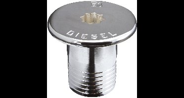 Hollex Dekdop messing WATER 50mm Lier