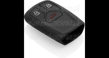 Autosleutel Hoesje geschikt voor Audi - SleutelCover - Silicone Autosleutel Cover - Sleutelhoesje Zwart