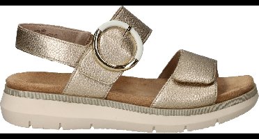 Remonte Leren Dames Sandalen - Goud - 40