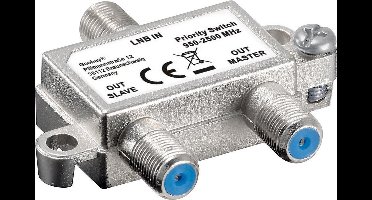 Premium Satelliet Priority Switch met 2 uitgangen / 950-2500 MHz