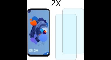 Ntech 2 Pack Geschikt voor Huawei P20 lite (2019) Screenprotector Tempered Glass