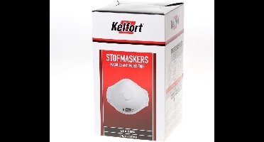 Kelfort Fijnstofmasker 1812C met uitademventiel FFP1