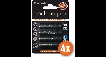 Voordeelpak 16 x AA Panasonic Eneloop Pro batterijen - 2500mAh