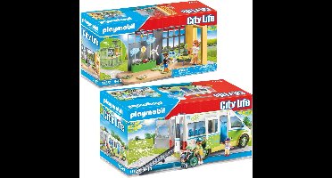 2-delige set Schoolbus + Klimaatwetenschap