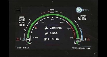 VETUS multifunctioneel 7" Display voor elektrische Voortstuwing NMEA2000 | CANNME7