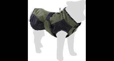 Flamingo Hondenjas Eisberg Groen/ Donkerblauw Winterjas 80cm