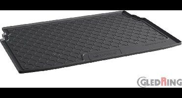Gledring Rubbasol (Rubber) Kofferbakmat passend voor Opel Crossland X 2017- (Hoge laadvloer)