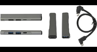 Brodit 216408 interface hub USB Type-C Grijs