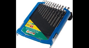 wolfcraft - Metaalborenset Ø 1,5–6,5 mm - 13 delig - Metaalboren set HSS geslepen - 7100000