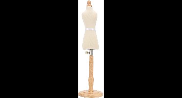 Verstelbare Paspop - Kledinghanger - Etalagepop - Beige