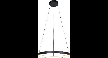 Mexlite - hanglamp - Circolare - zwart - metaal - Ø 58cm - LED - 4206ZW