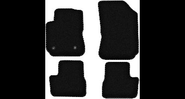 BASIC zwarte veloursmatten voor: Citroen C4 Cactus crossover (2014-2018)