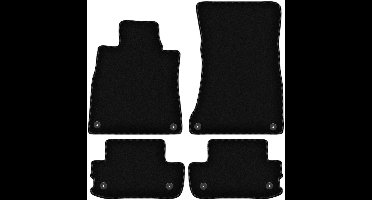 BASIC zwarte velours matten voor: Mercedes S W222 coupé (2013-)