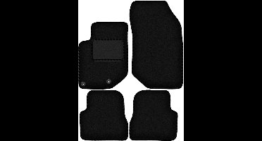 Zwarte veloursmatten voor: Opel Mokka II crossover (2020-)