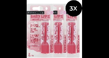 Maybelline Baby Lips Winter Delight Sweet Apple Lippenbalsem - 3 x 4 ml