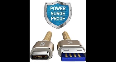 USB 3.0 naar USB C kabel 1 meter Goud