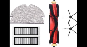 Onderhoudspakket (Zwart) incl. dweil - Xiaomi Roborock S4, S5 & S6 Series (S4, S5, S5Max, S6, S6 Pure, S6MaxV)