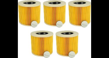 Filter set voor Kärcher diverse modellen - 6.414-552.0 - Geel - 5 stuks