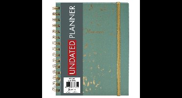 Verhaak Agenda Planner Undated Spiraal Chiq A5 - 18 maanden - 20x16 cm