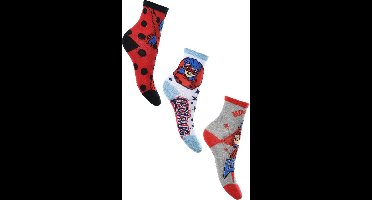 Miraculous Ladybug- sokken Miraculous Ladybug - 3 paar - maat 27/30