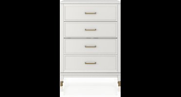 Westerleigh|Commode met 4 laden in MDF wit