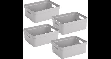 Sunware - Sunware Sigma home set van 4 24L opbergbox - grijs