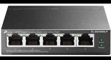TP-Link TL-SG1005LP - Netwerk Switch - Unmanaged - PoE