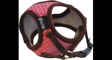 Hondentuigje Gloria Punten 17-22 cm Roze Maat XS