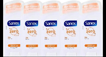 MULTI BUNDEL 5 stuks Sanex SANEX DERMO SENSITIVE - deodorant - stick 65 ml