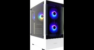 Intel i7 12700K 12-Core Game PC Wit / RGB Computer - RTX 5050 8GB - 32GB RAM - 1TB M2.0 SSD - WIFI - Gamdias Elite E3 WHITE