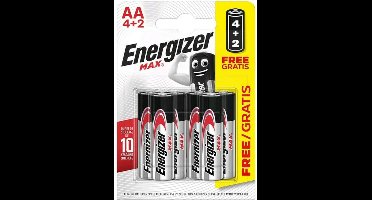 Batteries Max Power Energizer LR06 AA (6 uds)