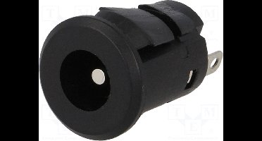 DC socket - 5.5 x 2.5mm - 12V - Voor soldeerwerk