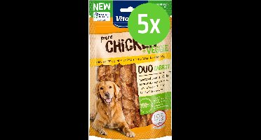 Vitakraft Chicken Veggie Wortel Kip Stick - hondensnack - 5 verpakkingen
