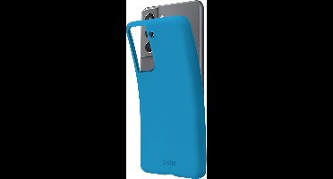 SBS Hoesje geschikt voor Samsung Galaxy S22 Telefoonhoesje Flexibel TPU | SBS Vanity Backcover | Galaxy S22 Case | Back Cover - Blauw