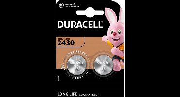 Duracell CR2430 Lithium Knoopcel Batterij 2 Stuks