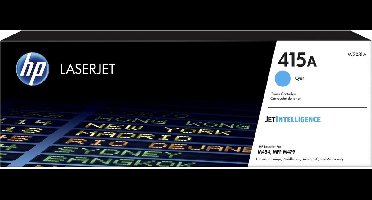 HP 415A - Tonercartridge - Origineel - Standaard Capaciteit - Cyaan