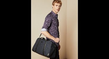 Ted Baker - Masher Wool Holdall Weekendtas Navy
