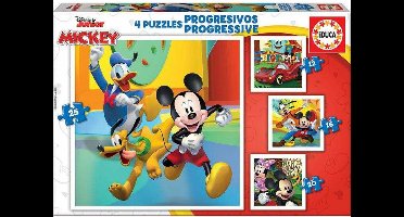 EDUCA - puzzel - 12 , 16 , 20 , 25 stuks - MICKEY EN FRIENDS