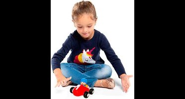 Raceauto Pocoyó Bandai Blauw Rood (12 cm)