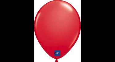 Folat - Folatex ballonnen Metallic Rood 30 cm 50 stuks