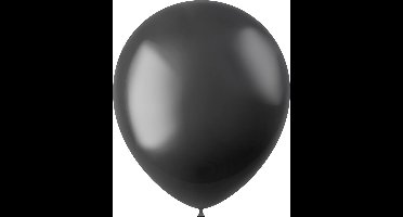 Folat - ballonnen Radiant Onyx Black Metallic 33 cm - 100 stuks