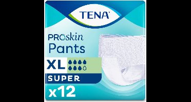 4x TENA Pants Super ProSkin Extra Large 12 stuks