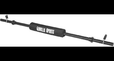 Gorilla Sports Aerobic Halterstang - 130 cm - Met Bar Pad - 30/31 mm - Veersluiting