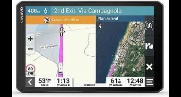 Garmin Camper 895 - Navigatiesysteem Camper - Live Traffic updates - Spraakbesturing - Ingebouwde WIFI - 8 inch scherm