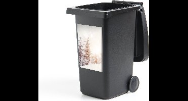Container sticker Boom - Sneeuw - Winter - 40x60 cm - Kliko sticker