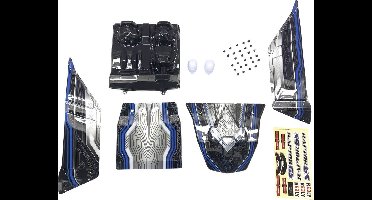 Reely RE-5690553 Reserveonderdeel Body en decor Raptor 6S