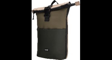 Beagles Originals Multicolor Waterdichte Rugzak - Rugtas - 42 x 28 x 10 cm - 12 Liter - Waterproof - Olijfgroen